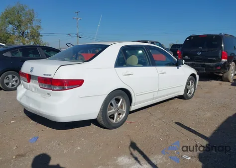 2003 Honda Accord 2.4 Ex z USA, uszkodzony, nr VIN 1HGCM56643A085807